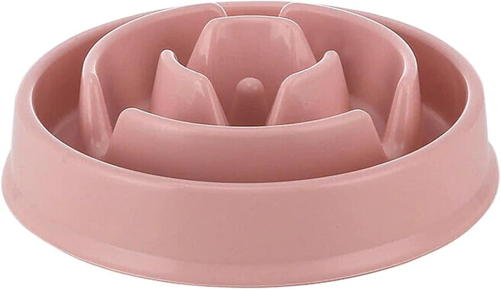 Slow Feeder Dog Bowl (BLUE & PINK)